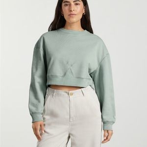everlane cropped sweatshirt (xs)